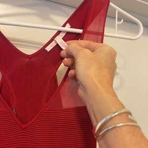 Red Victoria Secret Bandage Style Dress